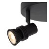 Nowoczesny plafon lampa sufitowa podwójna czarna regulowana na wysięgniku uniwersalna minimalistyczna metalowa KIANTI 53901/12/30 Lucide